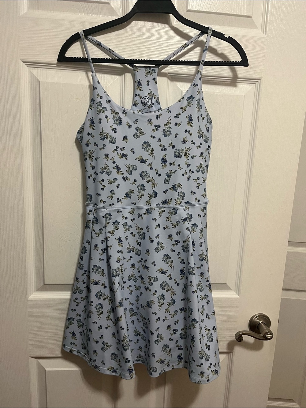 Light Blue Floral Sage Dress